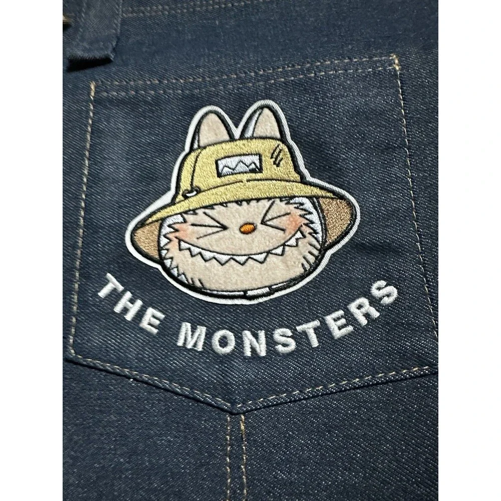 Pop Mart The Monsters FALL IN WILD Denim Apron Or Bag Tote NWOT